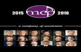 Manhattan Concert Productions "MCP" 2015-2016 Season Brochure