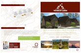 Tetherow cabins brochure, renderings, and site plan