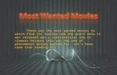 Most Wanted Movies