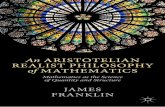 An Aristotelian Realist Philosophy of Mathematics