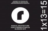 RADICAL ARCHITECTURE exhibition booklet