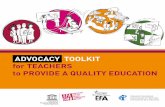 Advocacy Toolkit For Teachers To Provide A Quality Education