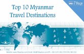 Top 10 myanmar travel destinations