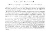 Allan bloom philosophy & the founding [1986]