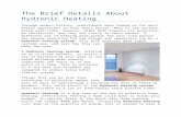 The Brief Details About Hydronic Heating