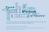 Desktop Publishing Usage and Technology Booklet