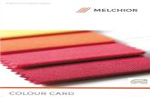 Melchior Textil - colour card stock program 215 gr/m2