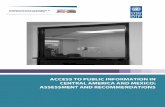Access to public information in Central America & Mexico: assessment and recommendations