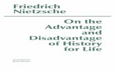 Nietzsche, friedrich on the advantage and disadvantage of history for life (hackett, 1980)