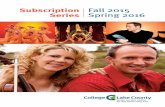 2015-16 James Lumber Center Subscription Series Brochure