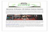 Become a master of online casino games