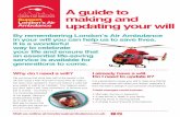 London's Air Ambulance guide to making and updating your will