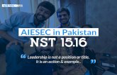 NST AIESEC in Pakistan Application Package