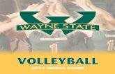 2011 Wayne State University Volleyball Media Guide