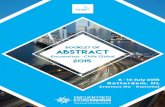 Booklet of Abstracts Encuentros 2015