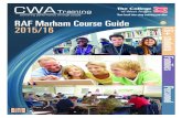 RAF Marham Course Guide 2015/16 - CWA Training