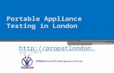 Portable Appliance Testing in London by Propatlondon.co.uk