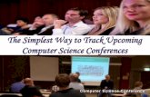The simplest way to track upcoming computer science conferences