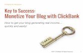 Clickbank insights for bloggers