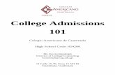 College Admissions 101