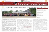 Concourse Newspaper, Volume II, Issue 10- Graduation 2015