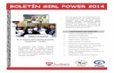 Boletín Girl Power 2014