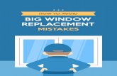 Avoid big window replacement mistakes