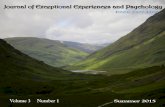 Journal of Exceptional Experiences and Psychology Summer 2015