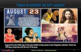 Today in history on 23rd august Laughspark