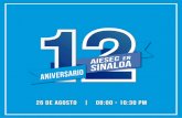 Booklet 12 Aniversario AIESEC en Sinaloa