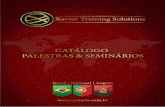 Xavier Training Solutions - Catálogo de Palestras Jan/Jul-2015