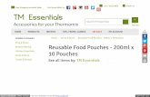 Reusable Food Pouches