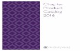 Chapter Product Catalog 2016
