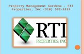 Torrance Property Management Company - RTI Properties, Inc.(310) 532-9122