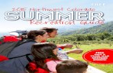 2015 Northwest Colorado Summer Recreation Guide