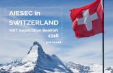 AIESEC in Switzerland | NST application booklet 1516 (3rd round)