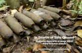 In Search of Safe Ground: Explosive Remnants of WWII in the Solomon Islands