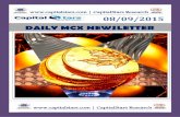 Daily MCX Commodity market News – 08 SEP 2015
