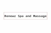 Renewz spa and massage in quarry park