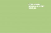 Cool Earth Annual Report | 2013 - 2014