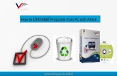 How to Remove Uninstall program from pc with akick