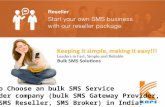 How to choose an bulk sms service provider company (bulk SMS Gateway Provider) in India?