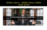Willie Gary lawyer - Willie Gary (800) 329-4279
