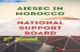 National support board 3rd round aiesec in morocco