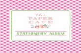 The Paper Cafe Stationery Album