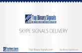 Binary Option Skype Signal Service