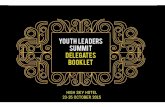 Delegate booklet youth leaders summit
