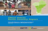 Client Voices Benin Country Report