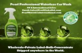 The pearl waterless that protect shine eco friendly for car care