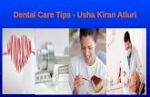 Usha Kiran Atluri - Dental Care Tips